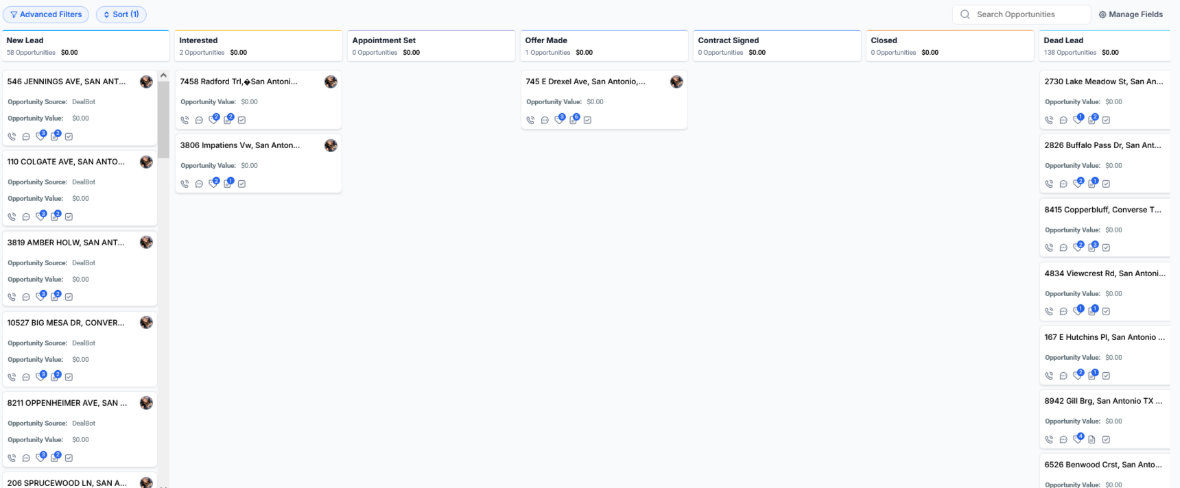 Deal Discovery System Dashboard